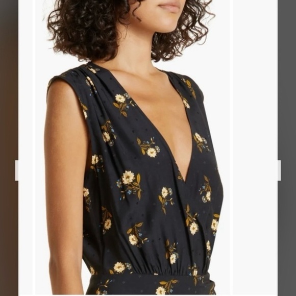 VERONICA BEARD wixson dress silk blend in black multi Size 12 designer luxury - Picture 2 of 16